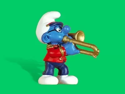 Figurines Schtroumpfs Schleich - Schtroumpf trombone