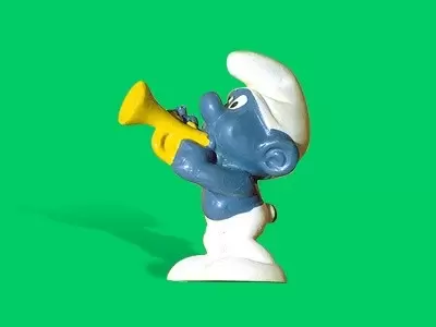 Smurfs figures Schleich - Trumpet
