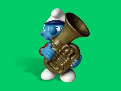 Smurfs figures Schleich - MB Tuba