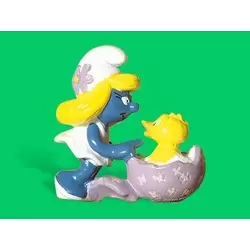 Smurfette with Chick