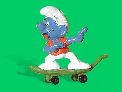 Super Smurfs - Skateboard