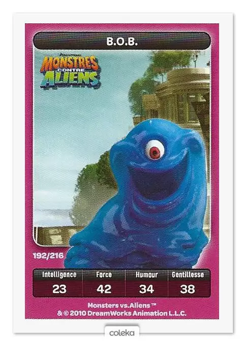 Cartes Carrefour Dreamworks (2010) - B. O. B.