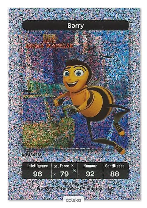 Cartes Carrefour Dreamworks (2010) - Barry Petites Paillettes