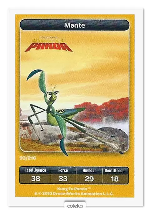 Cartes Carrefour Dreamworks (2010) - Mante