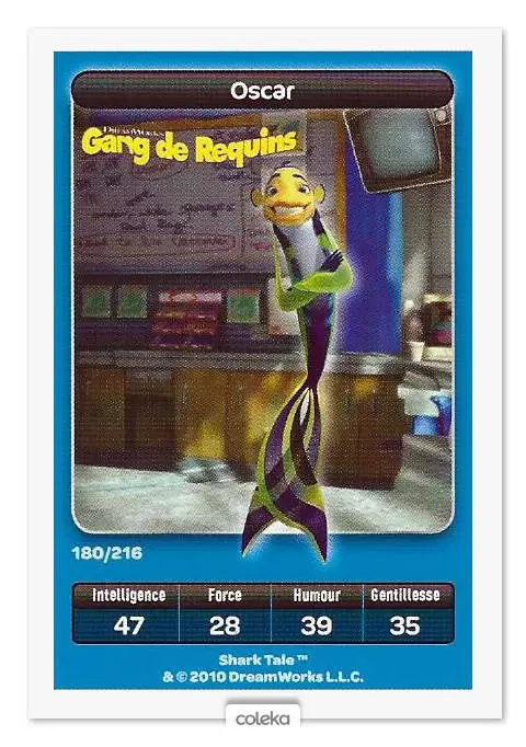Cartes Carrefour Dreamworks (2010) - Oscar