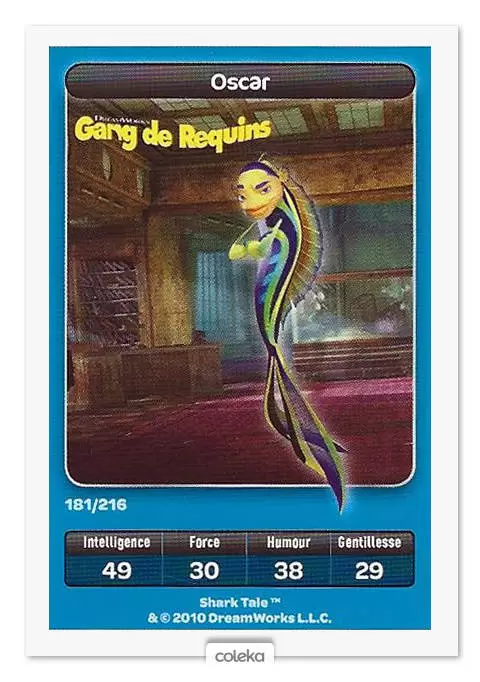 Cartes Carrefour Dreamworks (2010) - Oscar