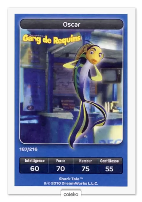 Cartes Carrefour Dreamworks (2010) - Oscar