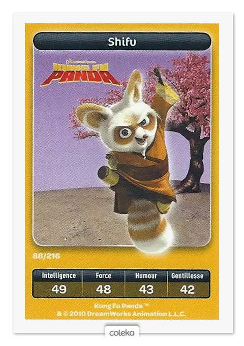 Cartes Carrefour Dreamworks (2010) - Shifu
