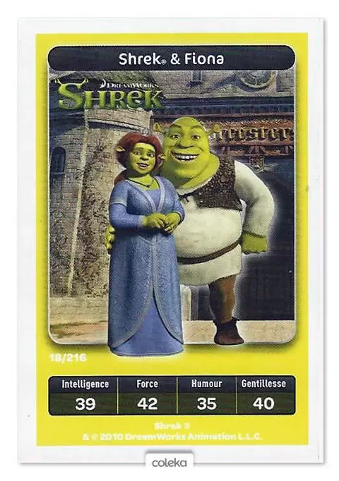 Card Carrefour Dreamworks N°3/216 - Shrek