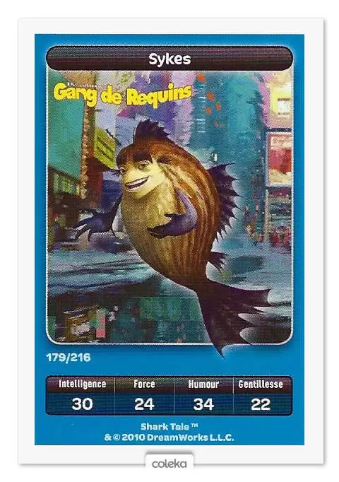 Cartes Carrefour Dreamworks (2010) - Sykes
