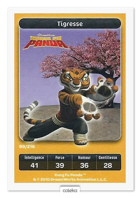 Cartes Carrefour Dreamworks (2010) - Tigresse