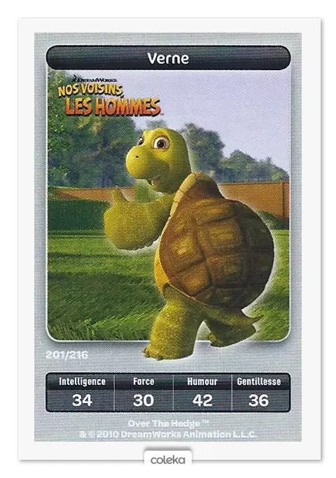 Cartes Carrefour Dreamworks (2010) - Verne