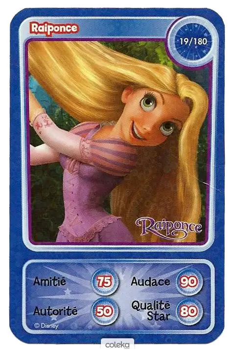 Cartes Disney Auchan (2010) - Raiponce