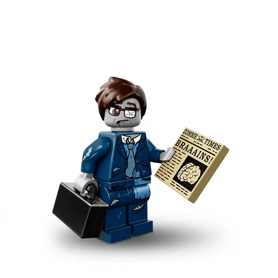 LEGO Minifigures Série 14 : Les monstres - Homme d\'affaires zombie