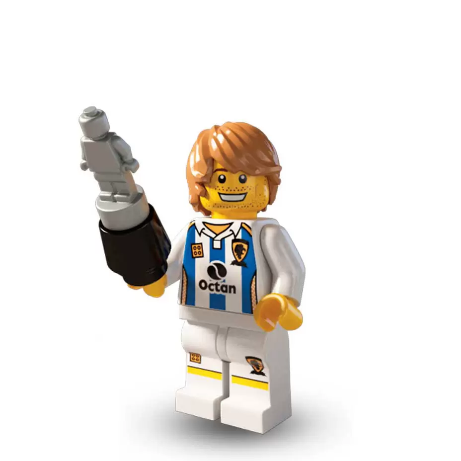 11 Soccer Player Real Genuine Lego 8804 Series 4 Minifigure no 