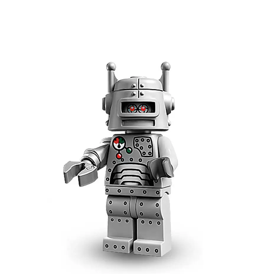 LEGO COLLECTION MINI FIGURINES SÉRIE 1 col01-7 robot avec support