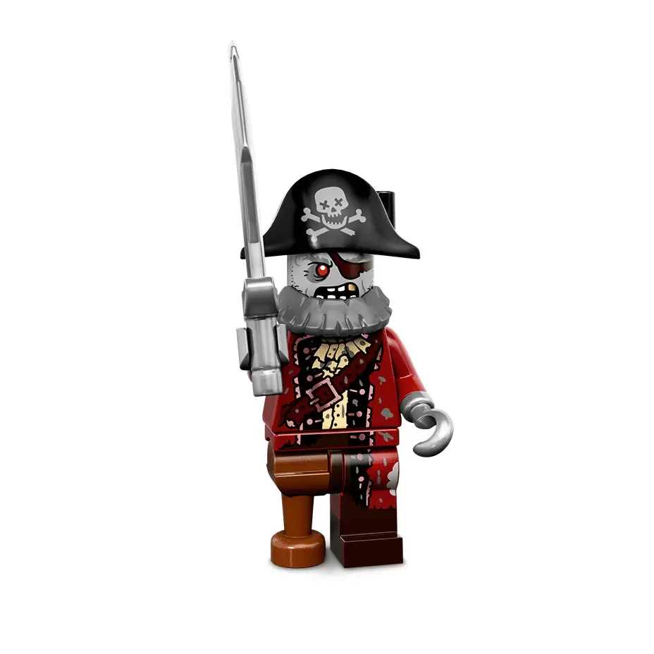 LEGO Minifigures Série 14 : Les monstres - Pirate zombie