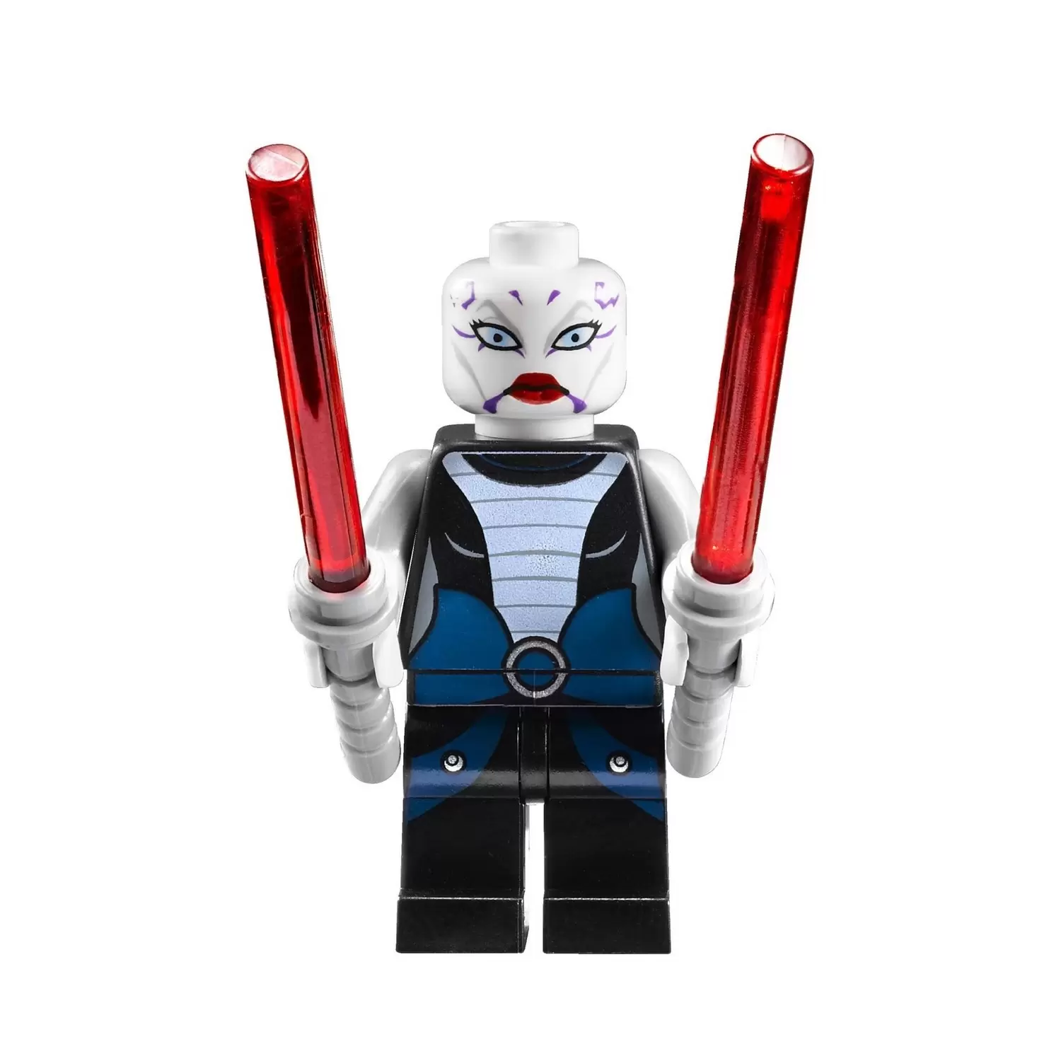 Nouveau LEGO-Torse-Star Wars-Asajj Ventress Bleu foncé x 1-7676 Destroyer 