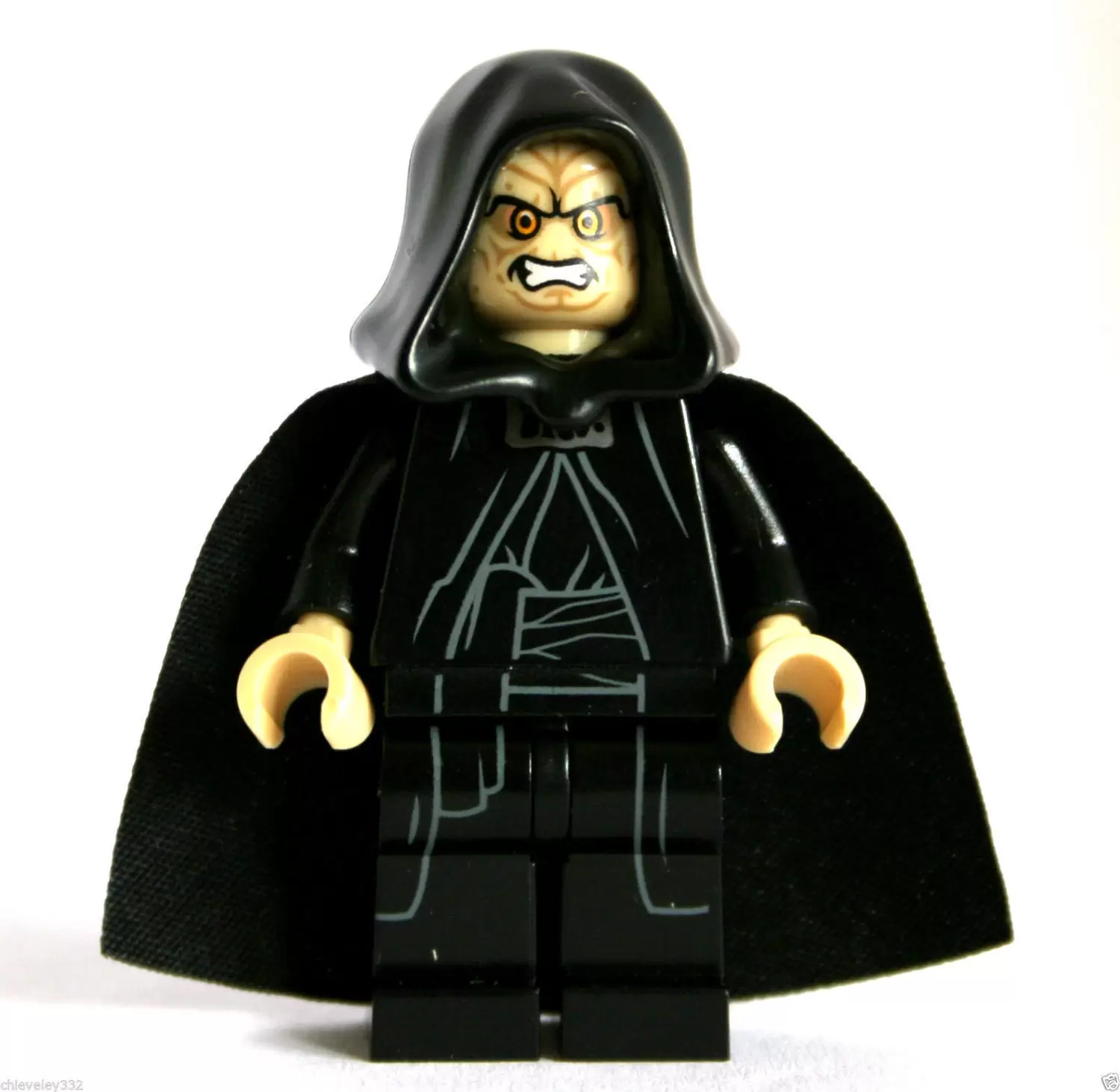 Minifigurines LEGO Star Wars - Emperor Palpatine as Darth Sidious with Tan head and hands