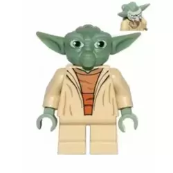 Yoda (Clone Wars, Gray Hair, Torso with Back Printing)