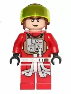 Minifigurines LEGO Star Wars - Rebel Pilot B-wing (Reddish Brown Helmet)
