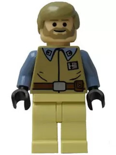 LEGO Star Wars Minifigs - Crix Madine, Tan Hips and Legs