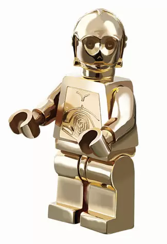 Minifigurines LEGO Star Wars - C-3PO Gold chrome plated