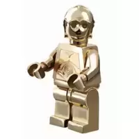 C-3PO Gold chrome plated