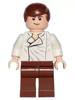 LEGO Star Wars Minifigs - Han Solo, Reddish Brown Legs without Holster Pattern