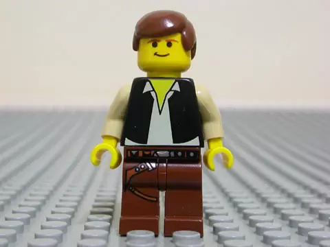 LEGO Star Wars Minifigs - Han Solo with Brown Legs with Holster