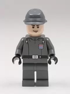 LEGO Star Wars Minifigs - Imperial Officer - Black Belt with Silver Buckle