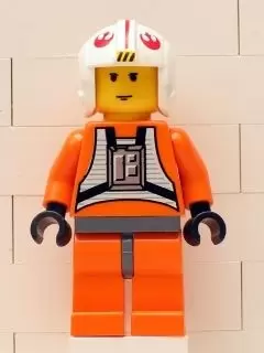 Minifigurines LEGO Star Wars - Luke Skywalker with Pilot Outfit (Dark Gray Hips)