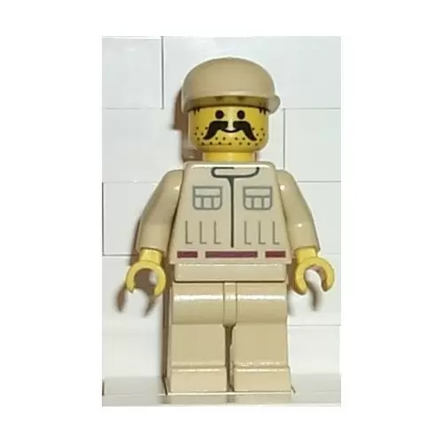 LEGO Star Wars Minifigs - Rebel Technician with Moustache and Stubble