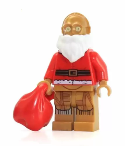 LEGO Star Wars Minifigs - C-3PO Santa
