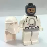 Snowtrooper, Light Bluish Gray Hips, White Hands, Printed Head