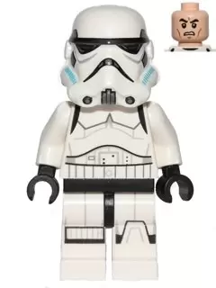 LEGO Star Wars Minifigs - Stormtrooper with Printed Legs and Dark Azure Helmet Vents (75053)