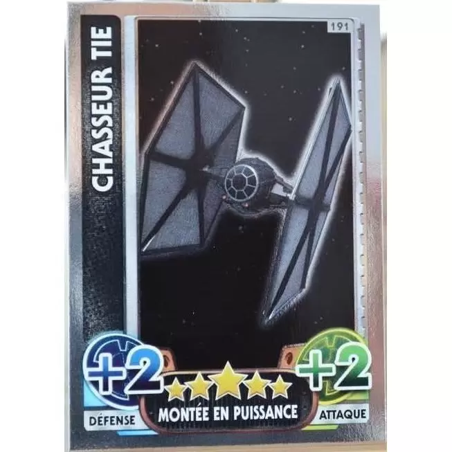Force Attax : Le réveil de la Force - Carte brillante : Chasseur Tie