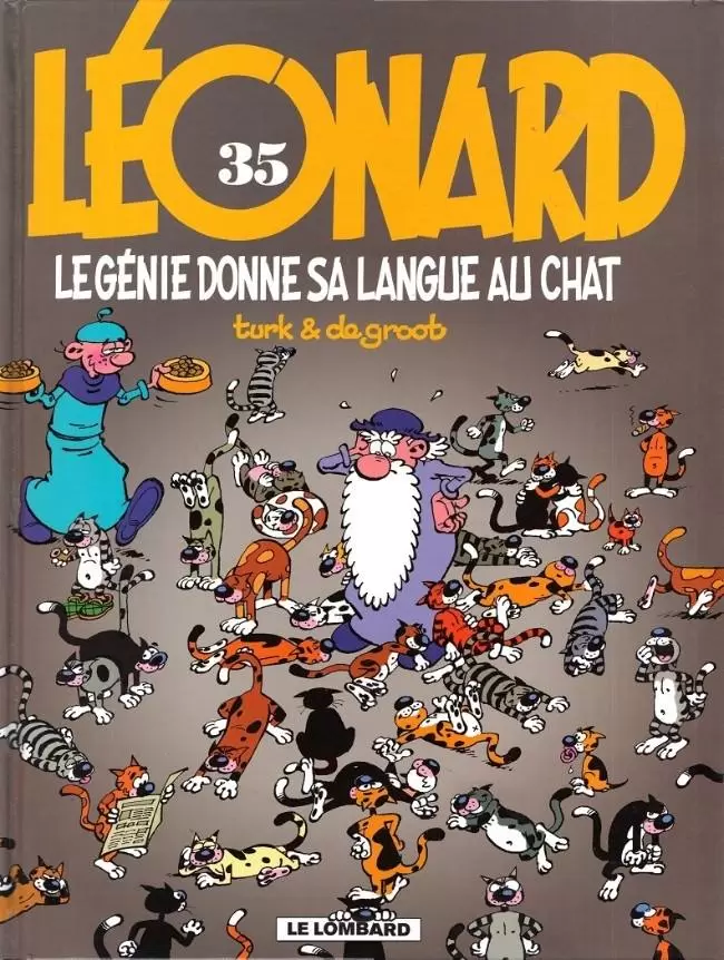 Léonard - Le génie donne sa langue au chat