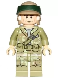 Minifigurines LEGO Star Wars - Endor Rebel Trooper 1 (Olive Green)