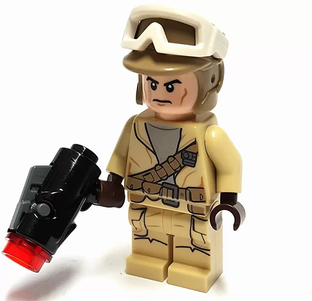 Figurine lego star wars rebel trooper rebel helmet jetpack