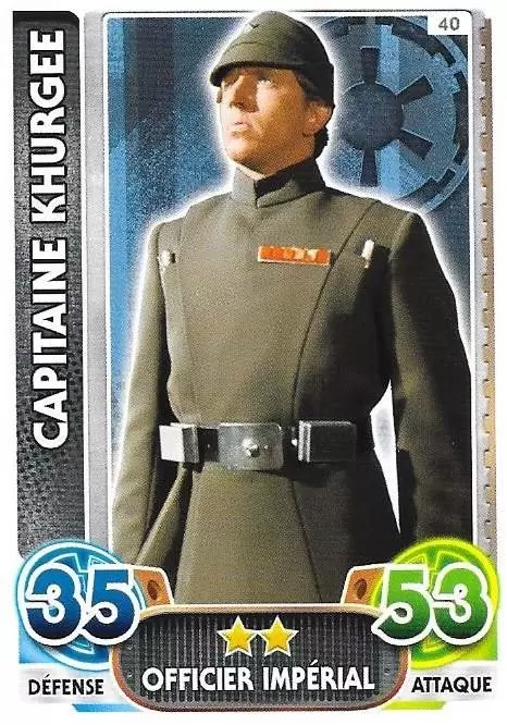 Force Attax : Le réveil de la Force - Capitaine Khurgee