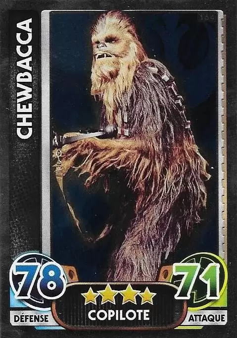 Force Attax : Le réveil de la Force - Carte brillante : Chewbacca