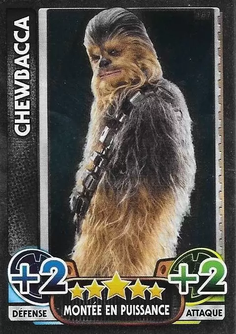 Force Attax : Le réveil de la Force - Carte brillante : Chewbacca