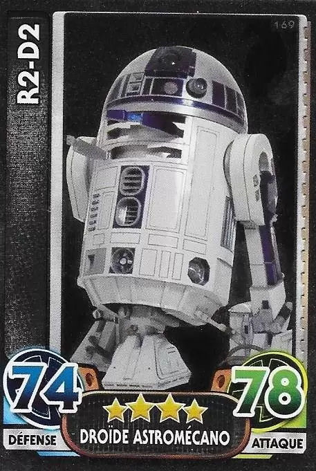 Force Attax : Le réveil de la Force - Carte brillante : R2-D2