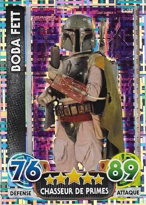 Force Attax : Le réveil de la Force - Carte Holographique : Boba Fett