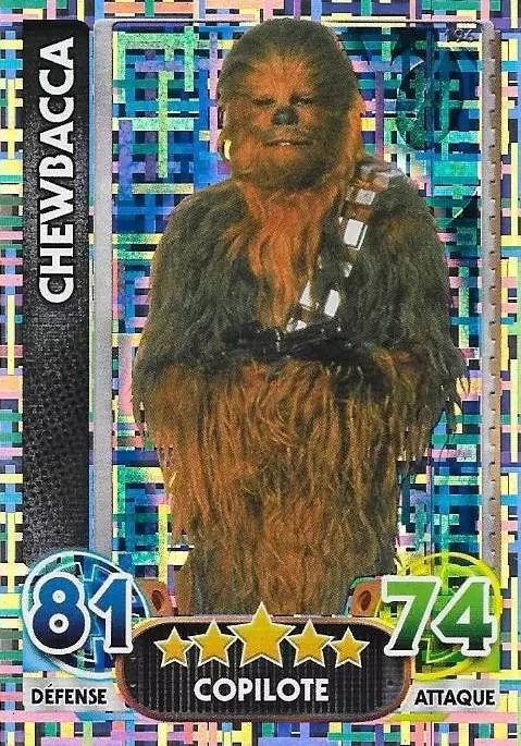 Force Attax : Le réveil de la Force - Carte Holographique : Chewbacca