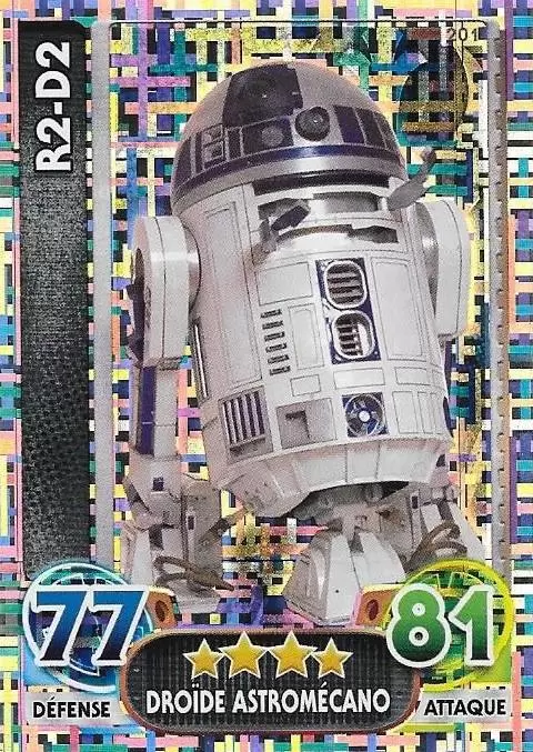 Force Attax : Le réveil de la Force - Carte Holographique : R2-D2