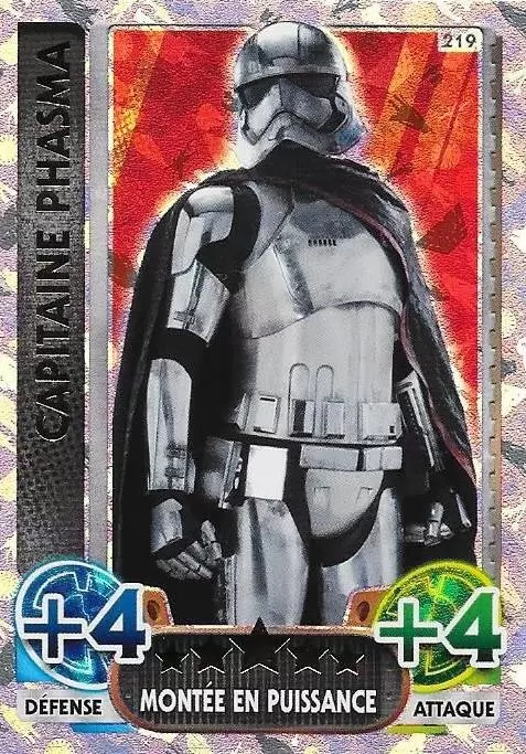 Force Attax : Le réveil de la Force - Carte Holographique SW : Capitaine Phasma