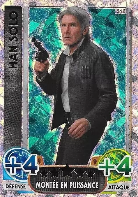 Force Attax : Le réveil de la Force - Carte Holographique SW : Han Solo
