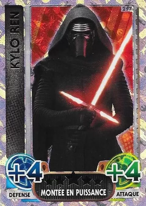 Force Attax : Le réveil de la Force - Carte Holographique SW : Kylo Ren